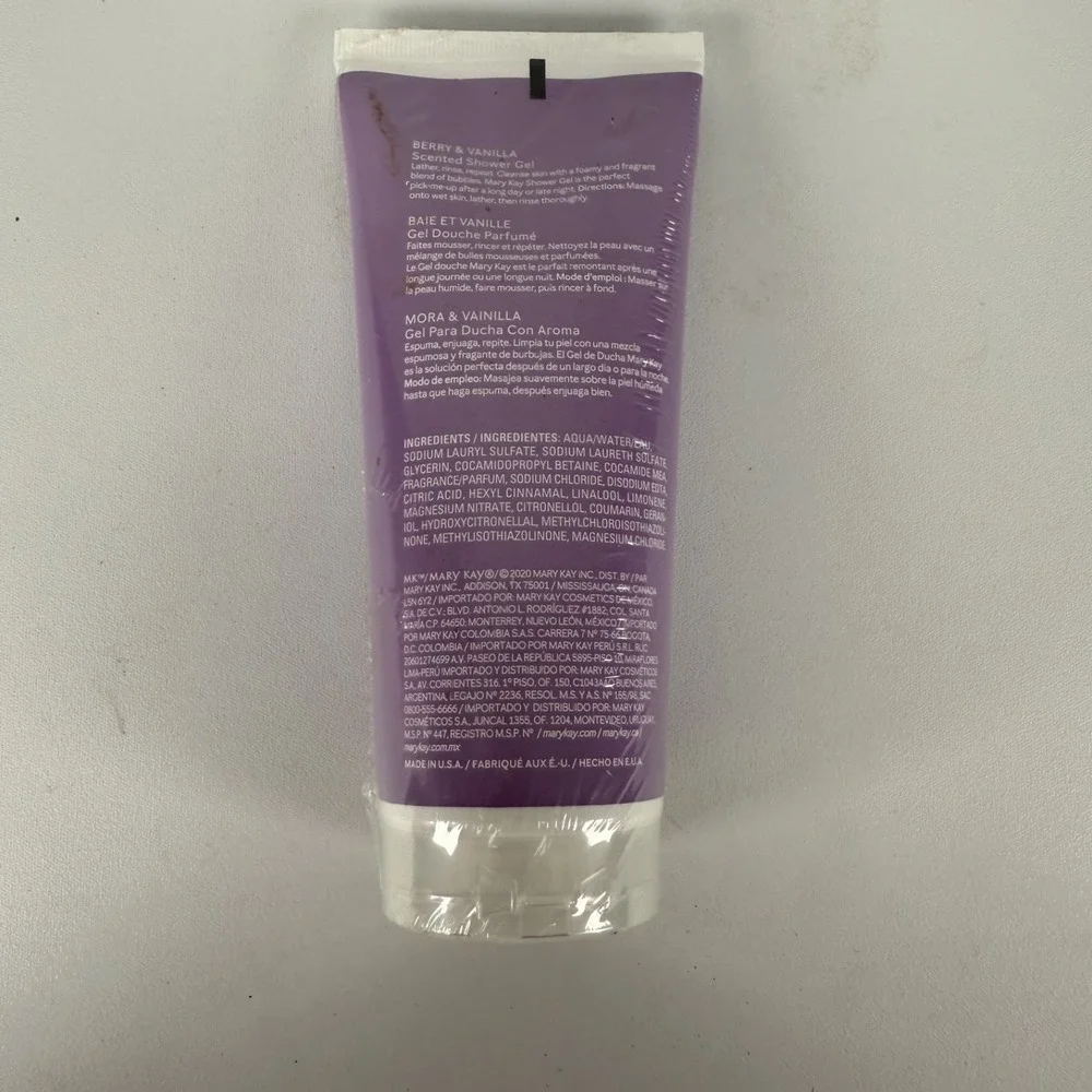 New & Sealed Mary Kay Berry & Vanilla Scented Shower Gel‎ 6.7 fl oz